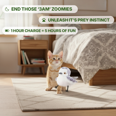 Flapping Bird Cat Toy